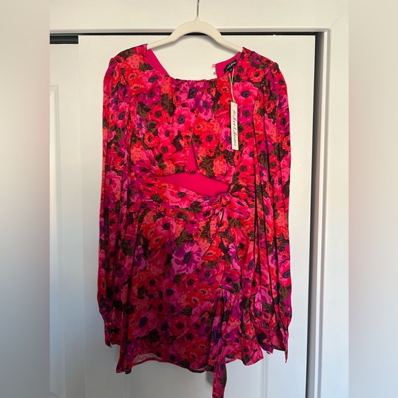 NWT Lauren Floral Mini Dress - Picture 3 of 3